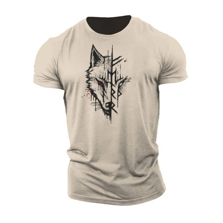 Eye-catching men's graphic print tee. This comfortable short sleeve t-shirt is a must-have for summer casual wear.