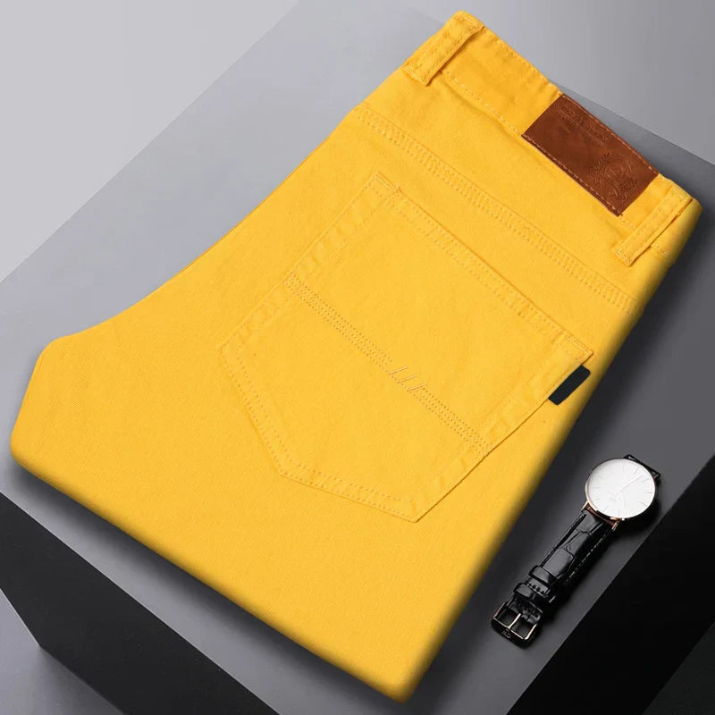 Versatile men's slim fit jeans for both casual and smart-casual looks.