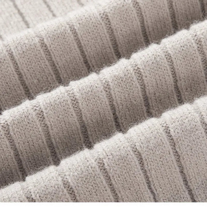 Versatile men's slim fit quarter-zip sweater, long sleeve pullover for everyday comfort & style.
