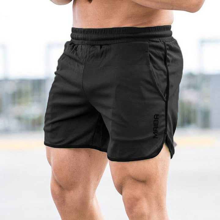 Modern slim-fit men's quick-dry swimming trunks with elastic waistband, perfect for pool & beach.