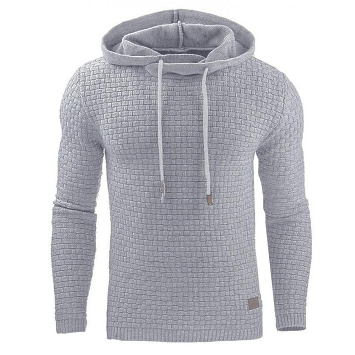 Modern men's slim fit winter hoodie, a comfortable & stylish pullover for warmth and casual fashion.