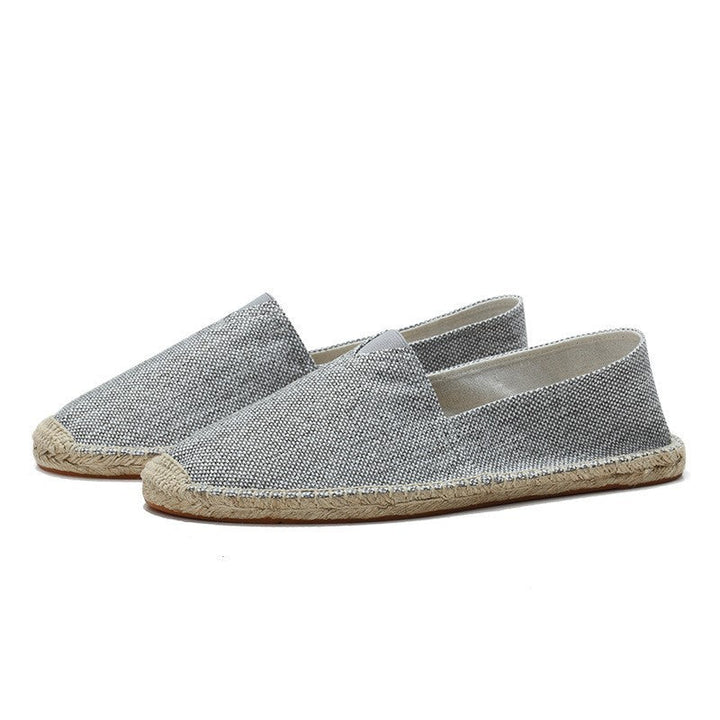 Men's slip-on espadrille loafers, comfortable for summer casual wear.