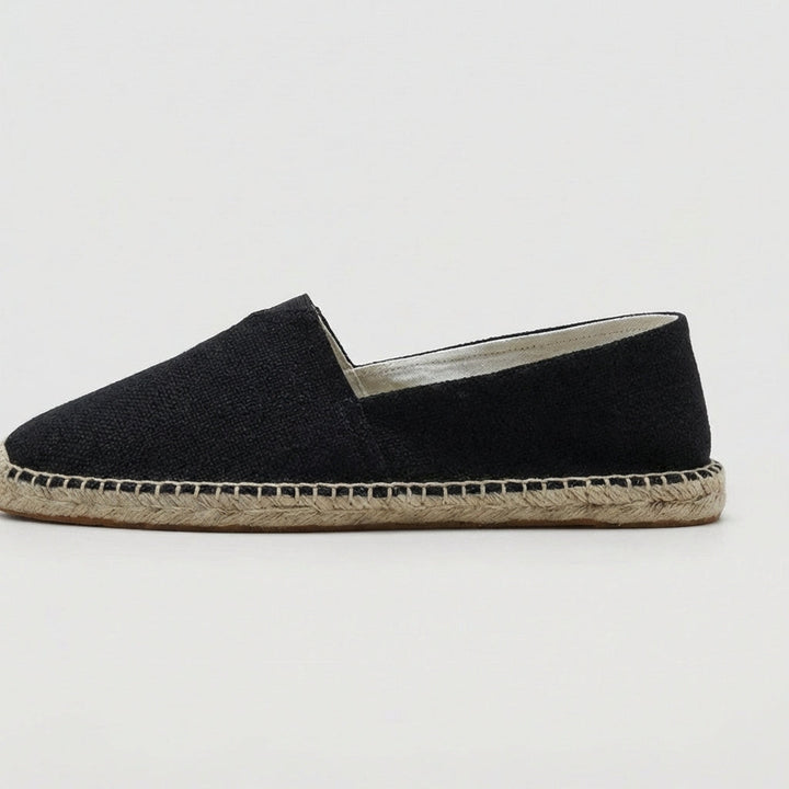 Durable men's slip-on espadrilles, great for casual summer outings.