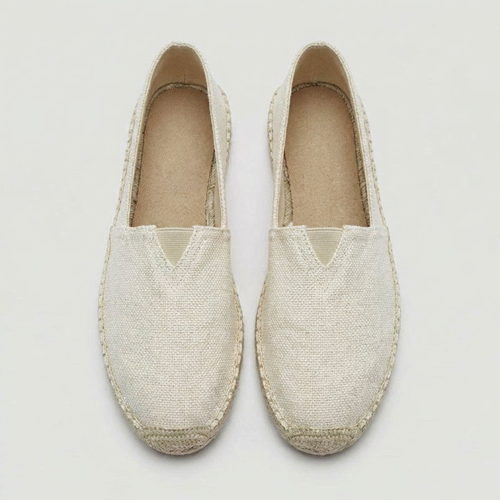 Relaxed men's espadrille shoes, comfortable for all-day wear.