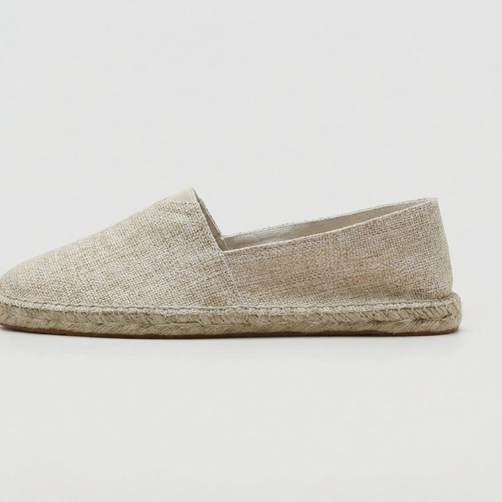Lightweight men's espadrille loafers, perfect for warm weather.