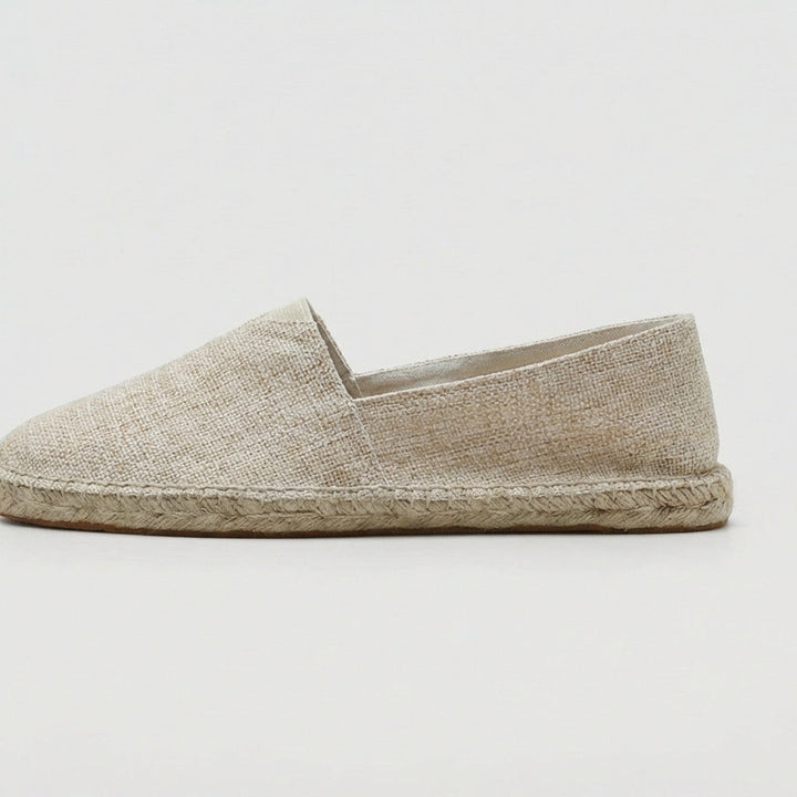 Lightweight men's espadrille loafers, perfect for warm weather.
