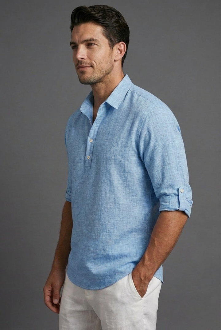 Lightweight breathable summer polo for men, perfect for casual wear