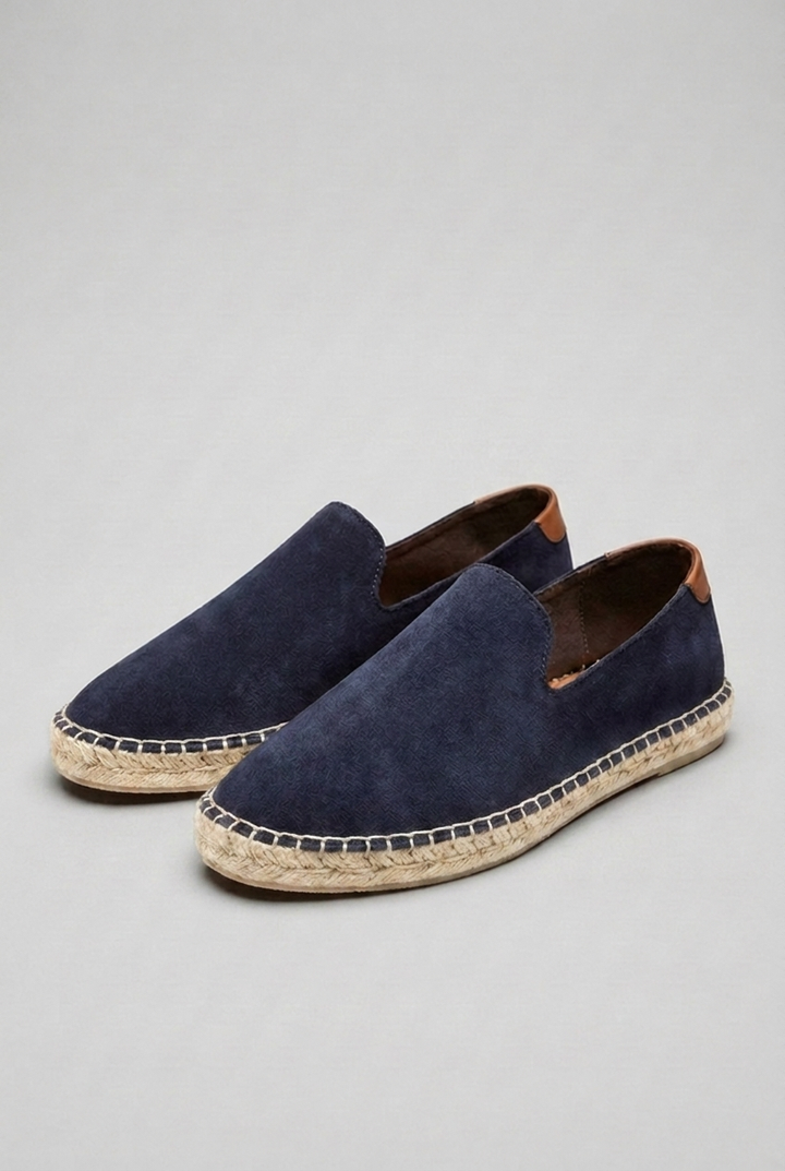 Men's smart casual slip-on loafers in tan leather for effortless summer style.