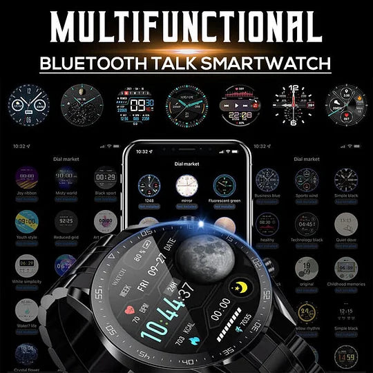 Mens activity tracker watch, durable and waterproof, ideal for daily fitness & health monitoring.
