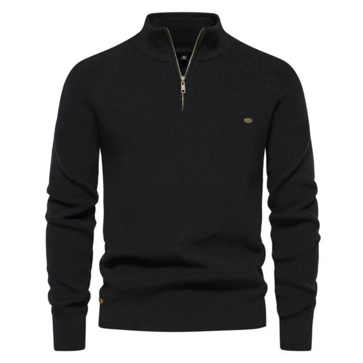 Men's long-sleeve crewneck sweater, super soft and comfortable for autumn and winter fashion.