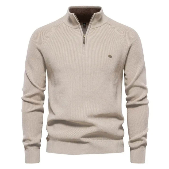 Versatile men's soft crewneck sweater, perfect for comfortable layering and casual everyday style.