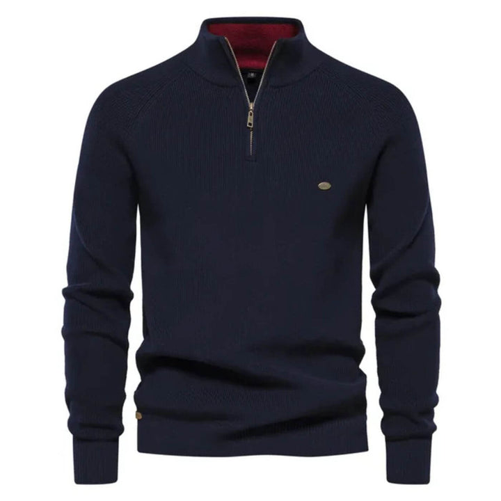 Everyday men's soft & comfortable crewneck sweater, a cozy long-sleeve essential for all seasons.
