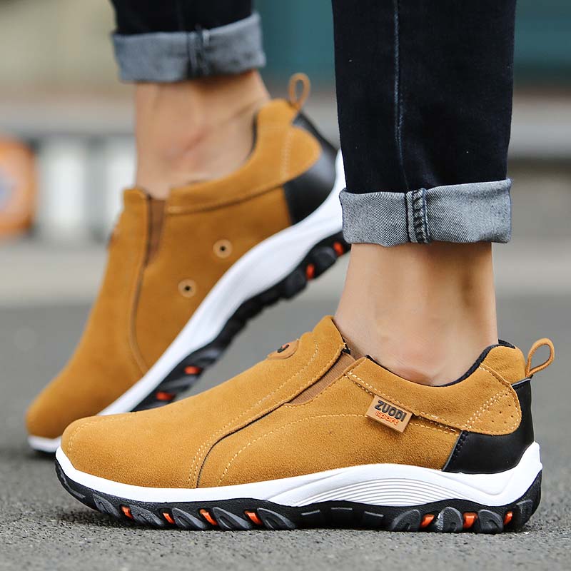 Lightweight men's slip-on sneakers, designed for ultimate comfort and quick, easy wear.