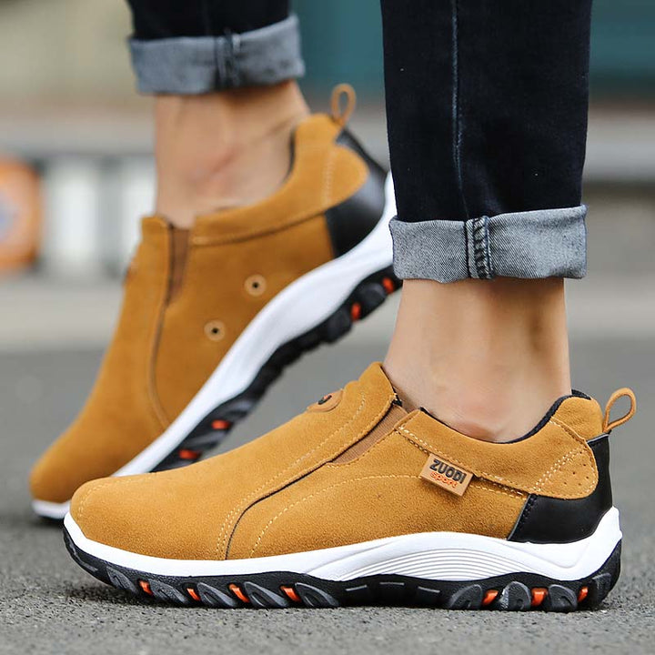 Lightweight men's slip-on sneakers, designed for ultimate comfort and quick, easy wear.