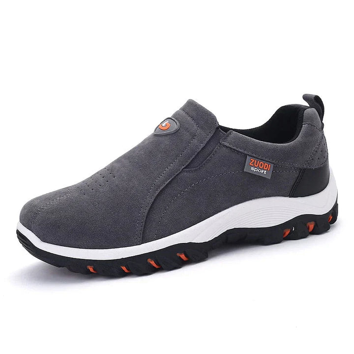 Sporty men's slip-on walking shoes, providing effortless comfort and a modern athletic look.