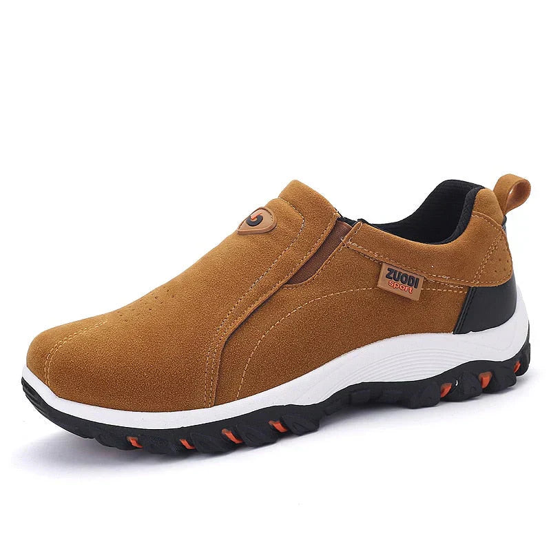 Effortlessly comfortable men's slip-on sneakers, lightweight for all-day easy wear.
