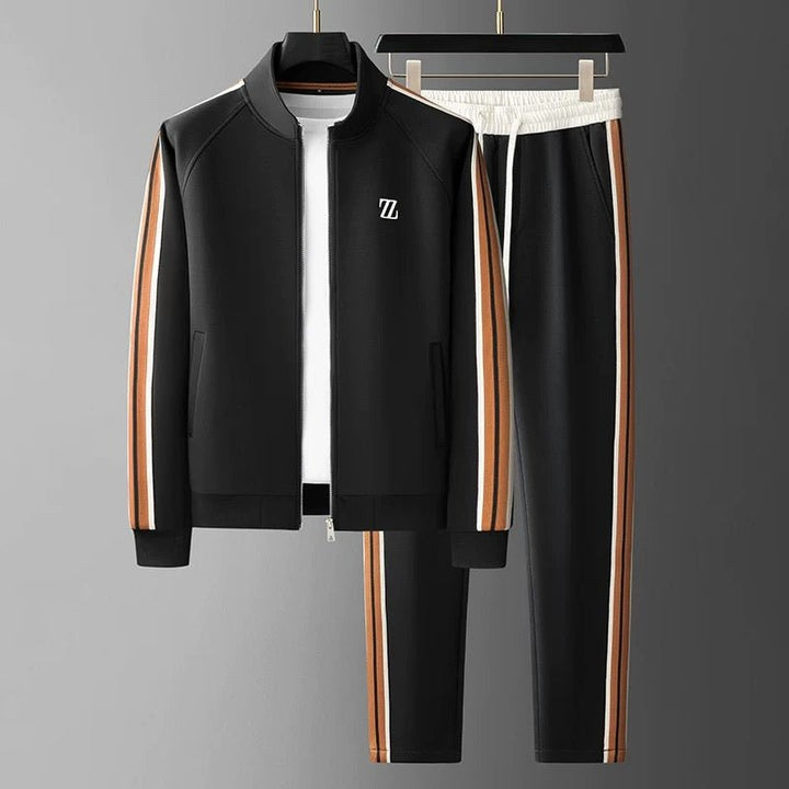 Complete men's sporty set, 2-piece jogging suit for comfort, style & everyday activities.