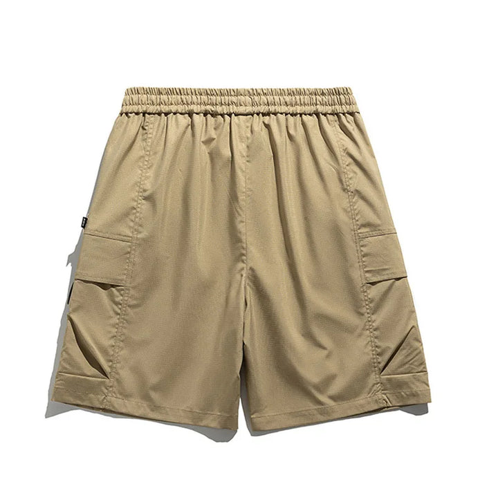 Breathable spring cargo shorts for men, designed for comfort and practicality.