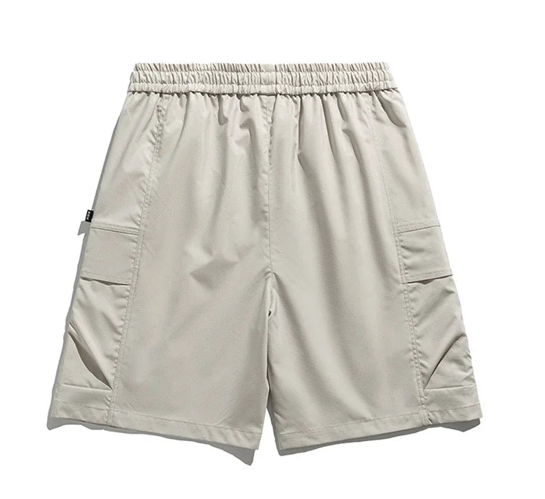 Men's drawstring waist shorts, versatile for everyday wear and summer adventures.