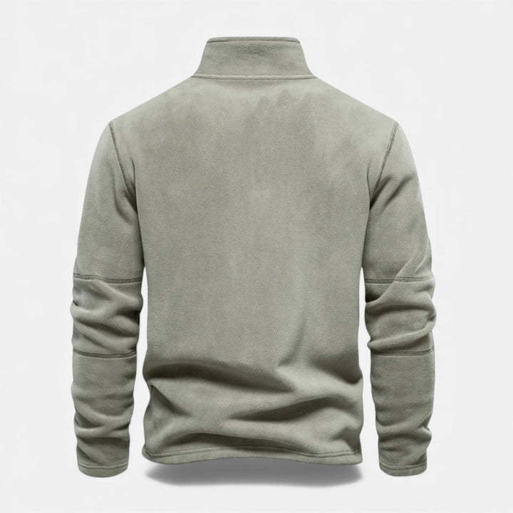 Men's fashion: stylish stand-collar zippered sweatshirt for everyday