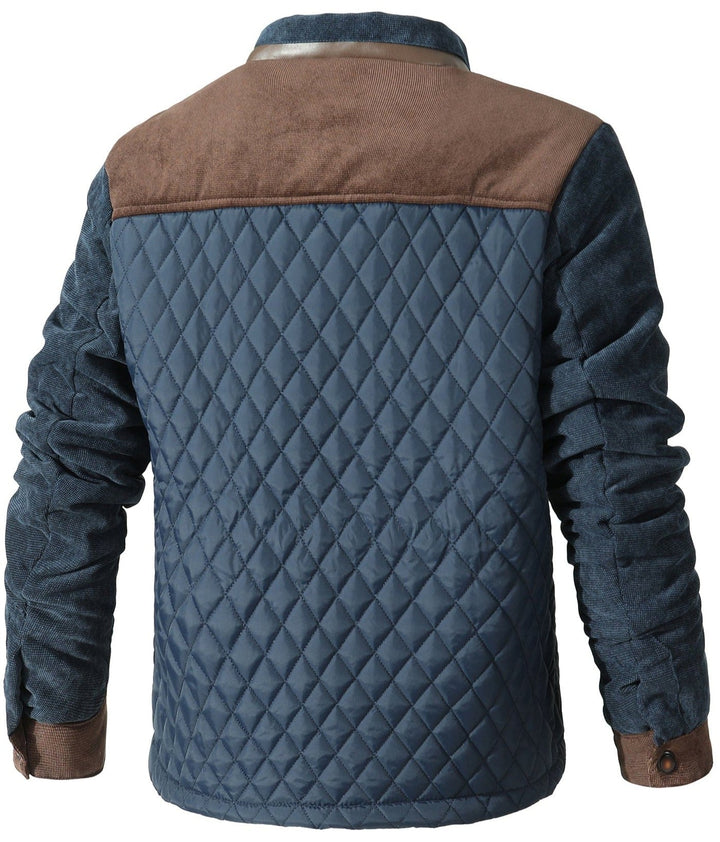 Man wearing a lightweight Men's Stealth Tactical Jacket outdoors. Durable, versatile outerwear for active adventures.