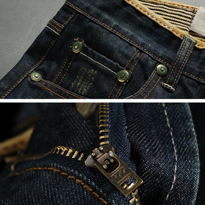 Distressed men's denim shorts with rips, a trendy streetwear piece for summer apparel.