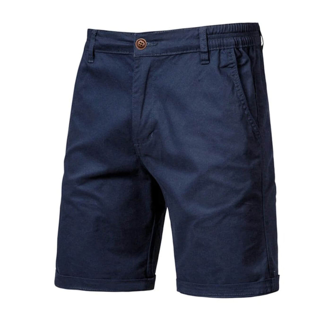 Men's stretch chino shorts for versatile summer fashion & ultimate comfortable wear.