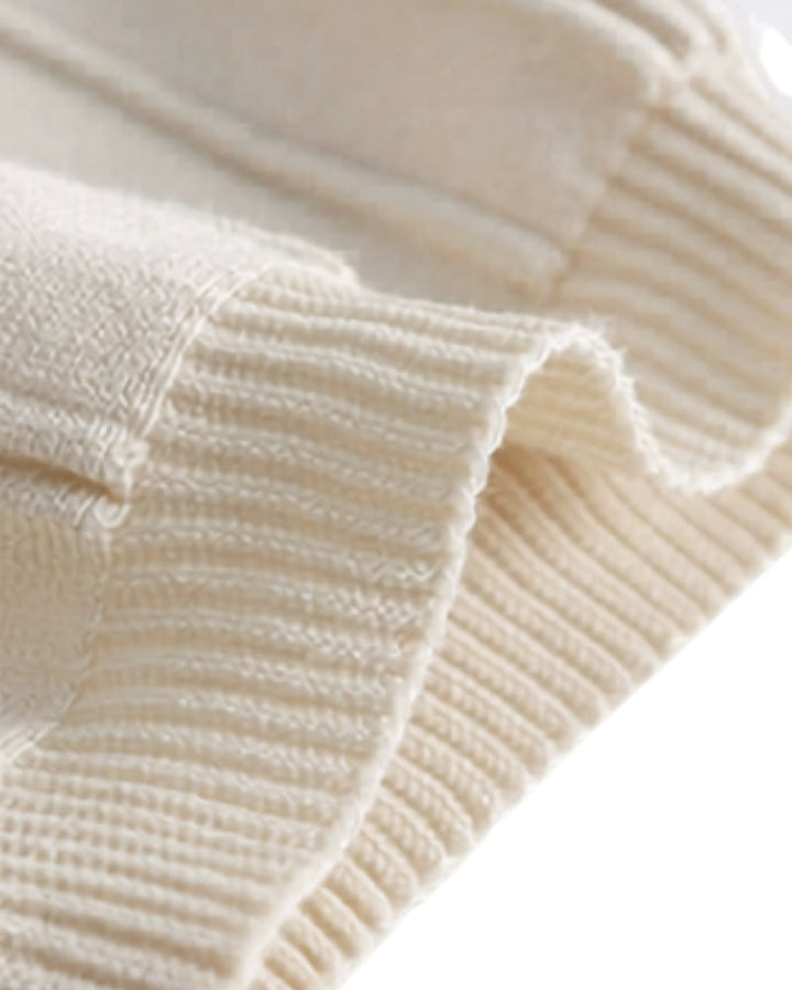Close-up of men's striped zip-up polo shirt. Highlights ribbed knit texture, short sleeve, and smart casual design.