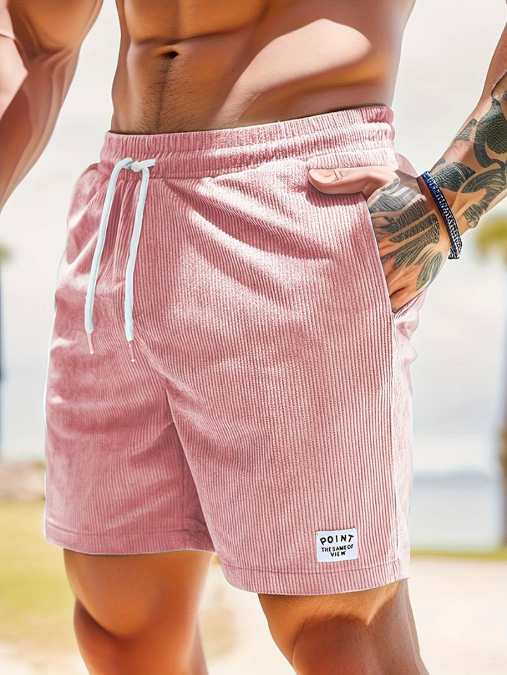 Men's quick-dry swim shorts, perfect for active summer days.