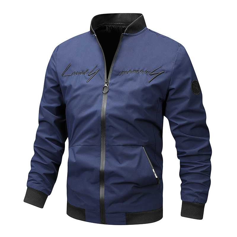 Iconic men's bomber jacket with signature logo, ideal for urban style