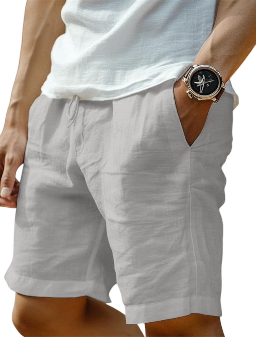 Versatile men's fashion shorts, stylish for summer, relaxed fit & casual comfort.