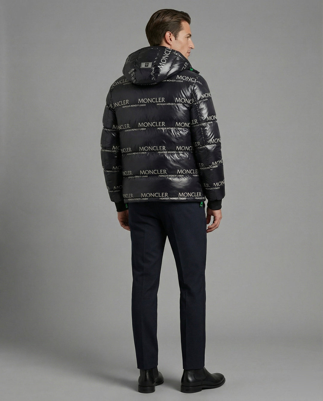 Men's warm hooded winter jacket, cozy and durable for extreme cold weather.