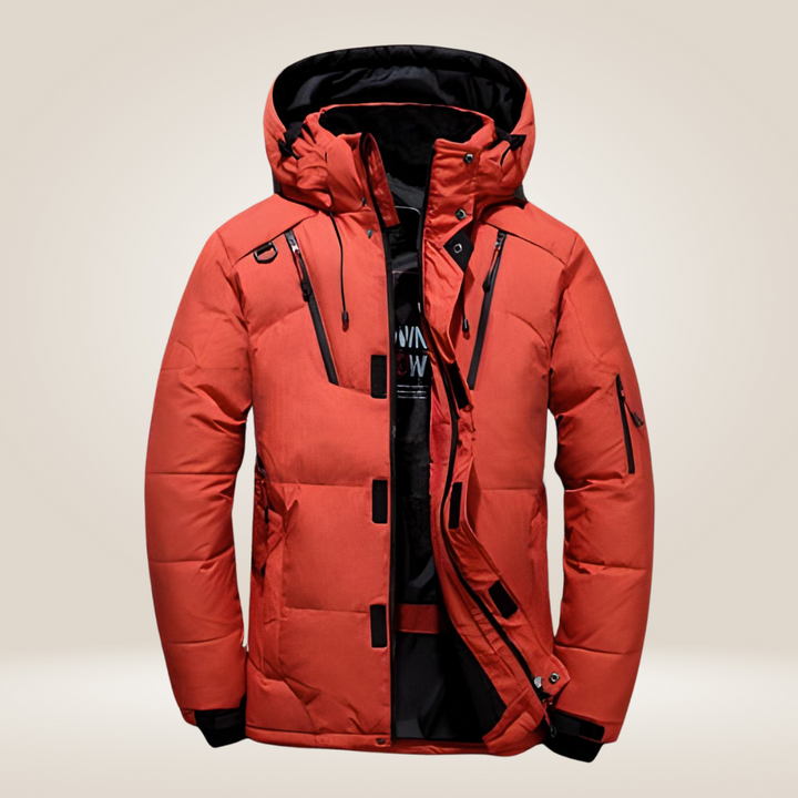 Men's stylish insulated winter jacket, perfect for cold weather. Durable & warm outerwear for men.