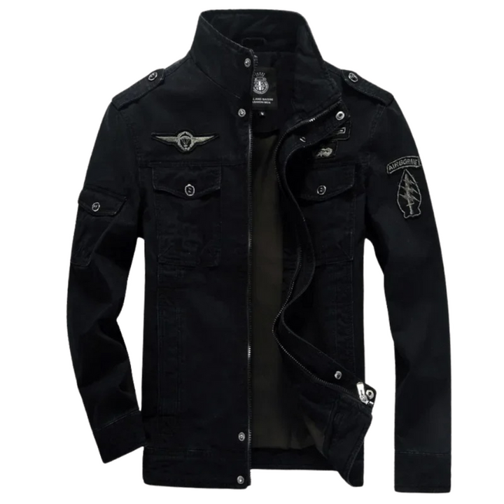 Functional men's versatile light jacket, ideal for mid-season outdoor adventures & casual layering. Durable.