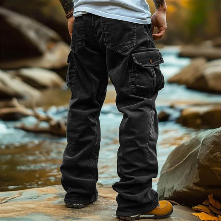 Versatile men's cargo pants, easily styled for casual everyday wear or rugged outdoor activities.