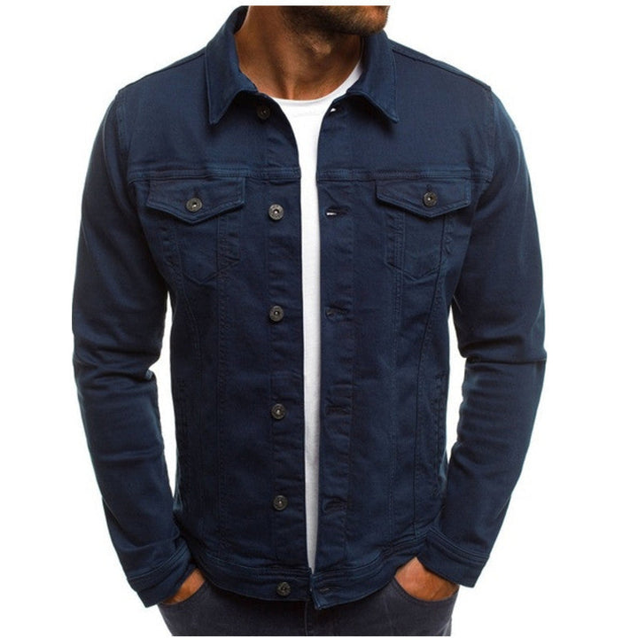 Multi-pocket men's jacket for stylish everyday fashion, casual wear, and versatile outdoor utility.