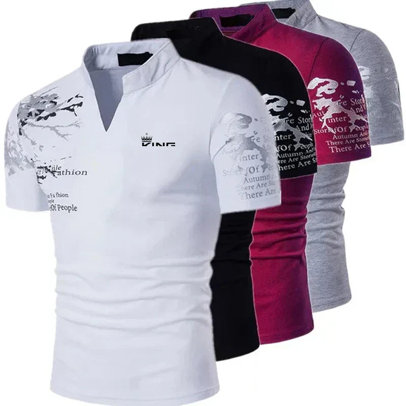 Comfortable men's polo shirt, a stylish and versatile short-sleeve top, ideal for everyday casual and smart-casual wear.