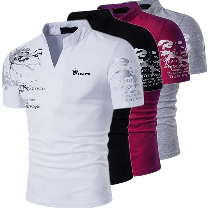 Comfortable men's polo shirt, a stylish and versatile short-sleeve top, ideal for everyday casual and smart-casual wear.