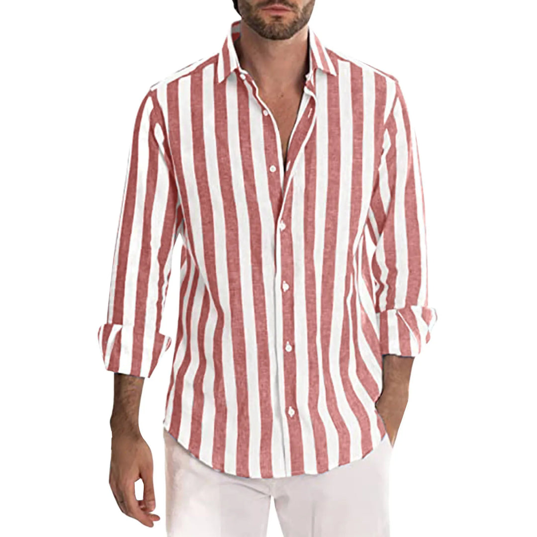 Stylish men's fashion short-sleeve shirt. Breathable & comfortable summer wear for a relaxed, casual look.