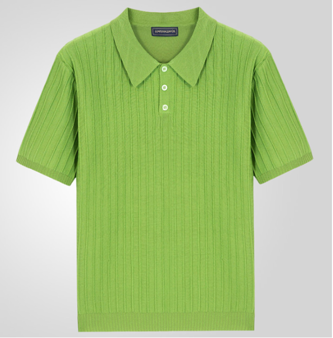 Versatile men's short-sleeve polo shirt, perfect for summer. Lightweight, comfortable, and stylish for casual wear.