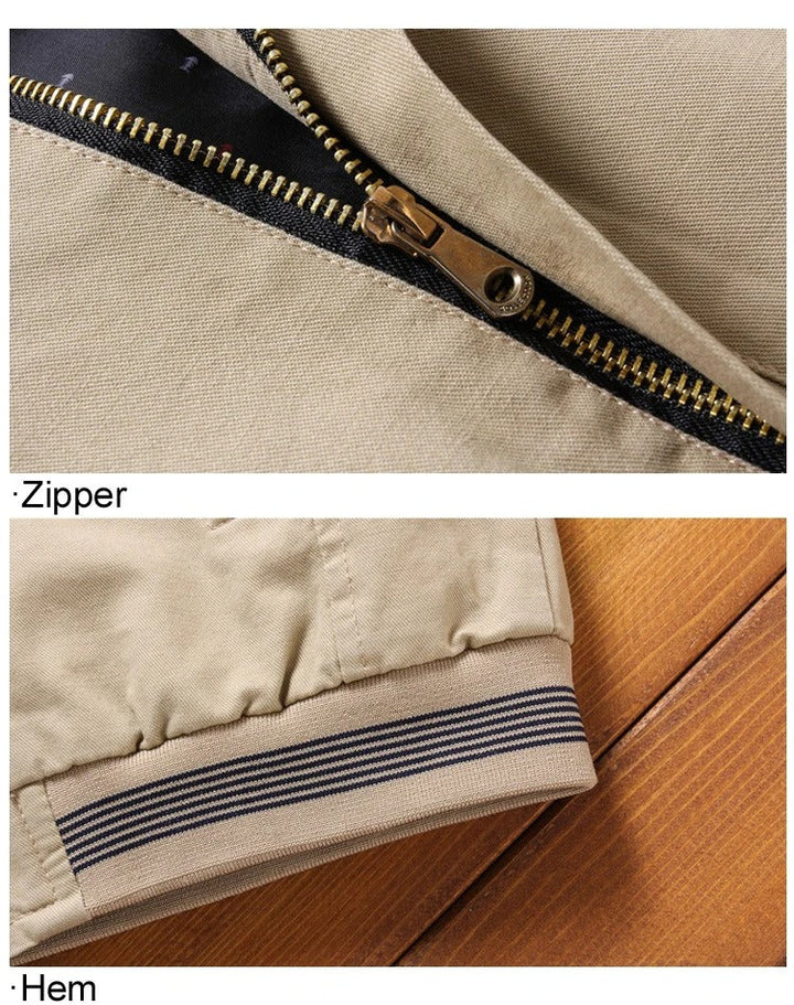 Comfortable men's stylish jacket, perfect lightweight outerwear for transitional weather & casual fashion.