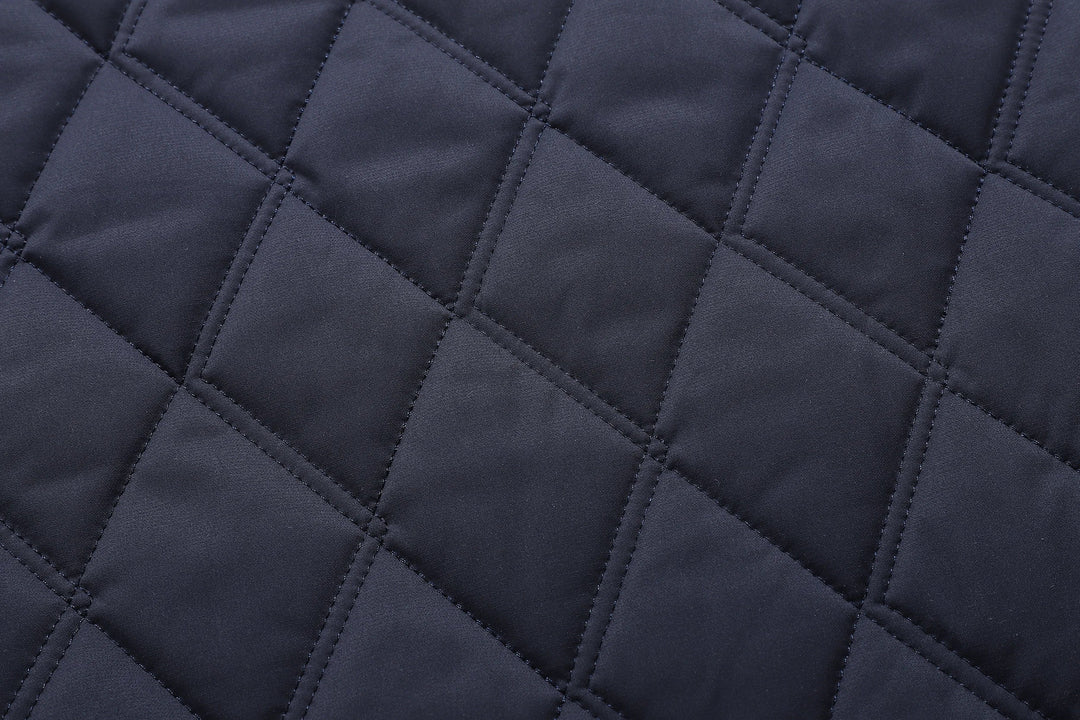 Men's stylish waterproof jacket, perfect for fall, winter, or spring outerwear. Quilted, comfortable & versatile.