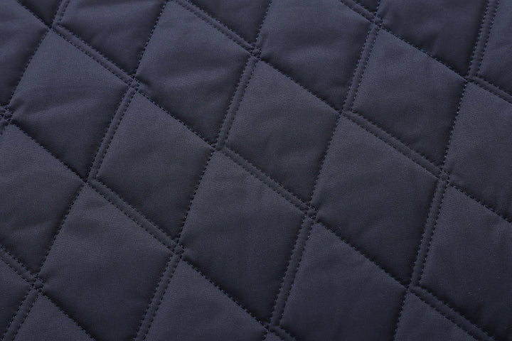 Men's stylish waterproof jacket, perfect for fall, winter, or spring outerwear. Quilted, comfortable & versatile.