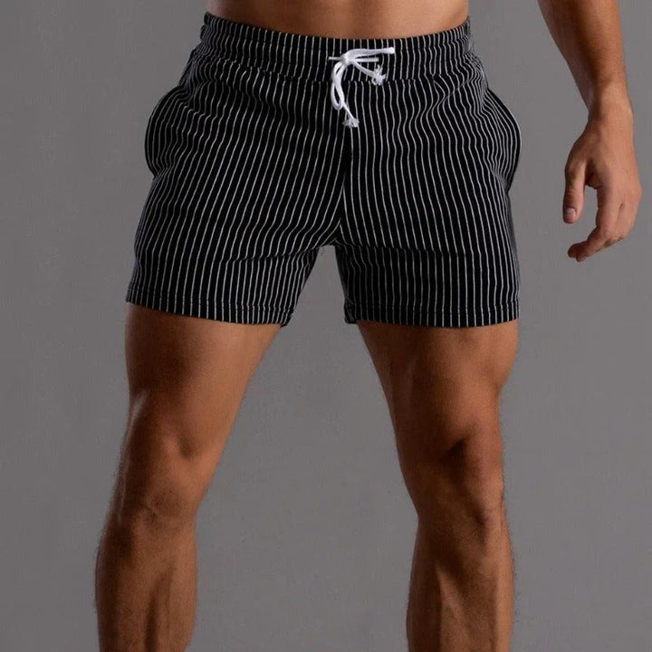 Comfortable men's workout shorts, super stretch, perfect for gym, fitness, and activewear.