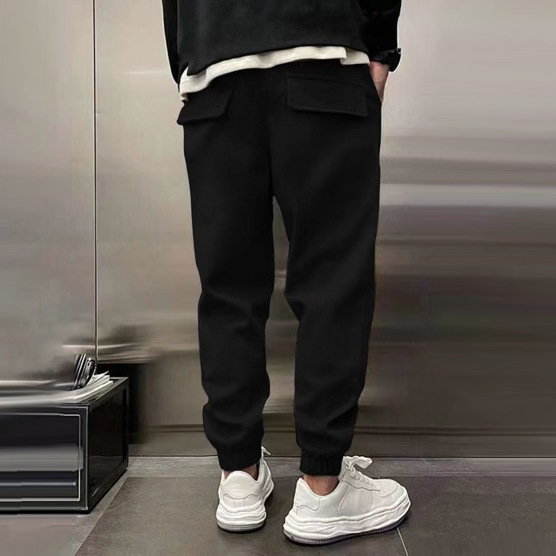 Men's everyday wear pants, supreme comfort and relaxed fit for various activities.
