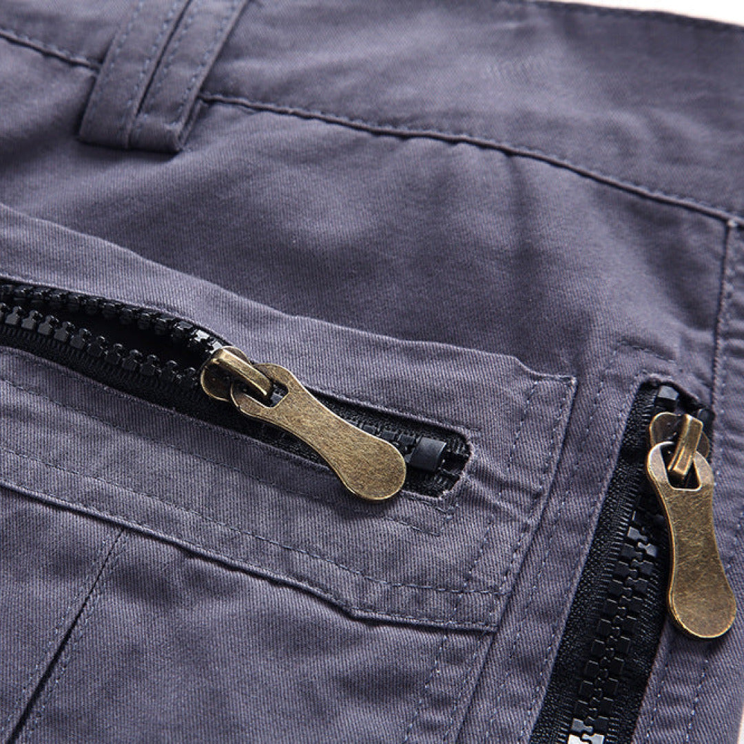 High-quality men's cargo shorts, ideal for active lifestyles and utility.