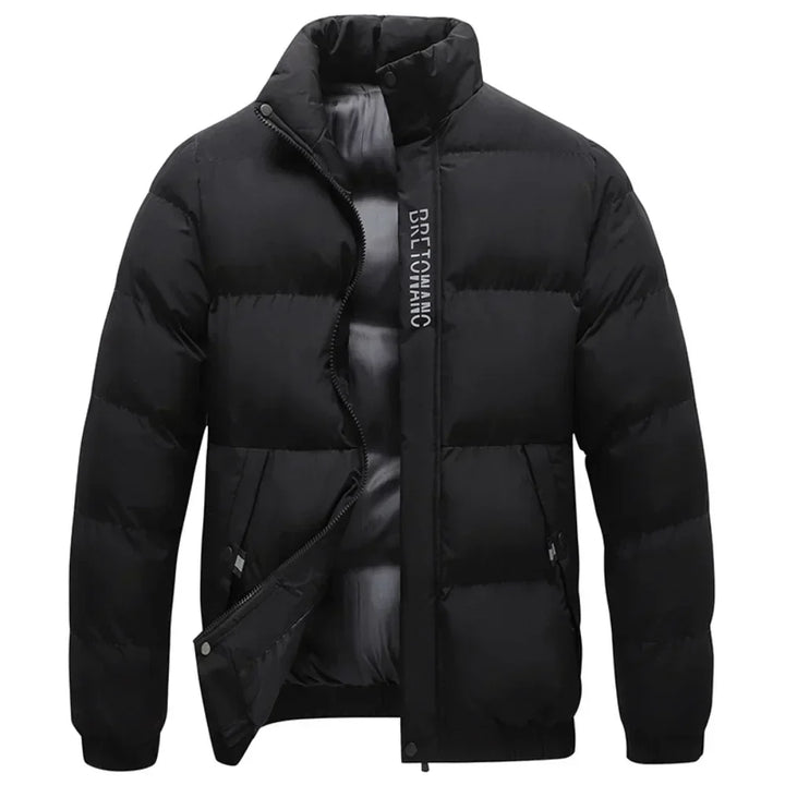 Stylish men's tactical winter jacket. Warm, windproof & waterproof for outdoor adventures & cold weather.