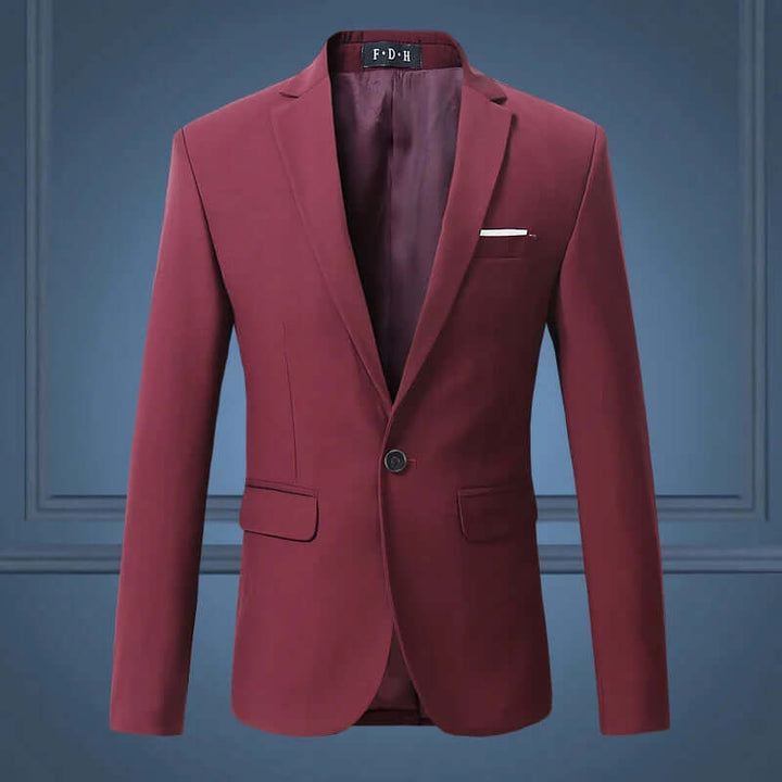 Elegant men's formal jacket, offering a sharp and classic style for business or special occasions.