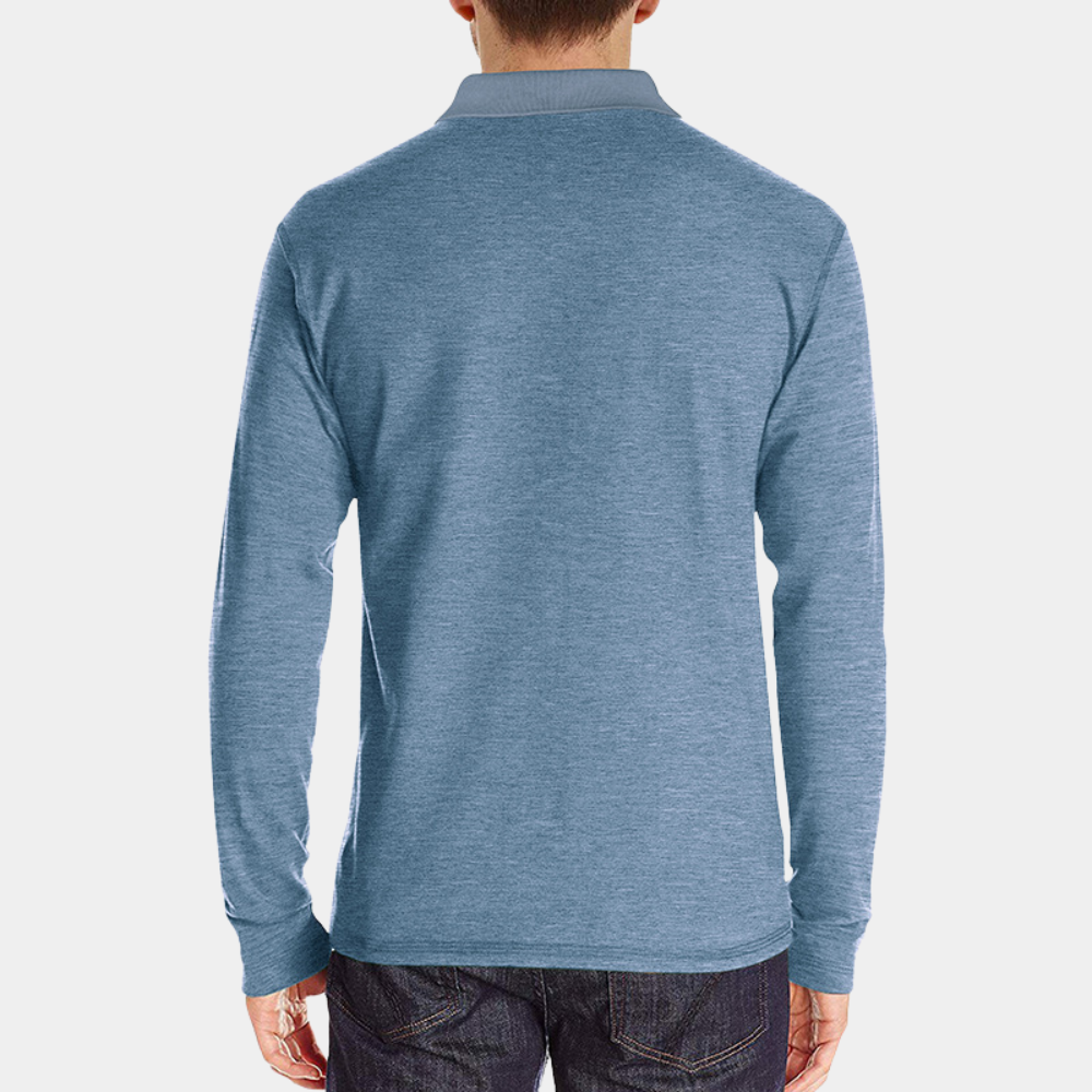 Men's stylish comfort polo shirt, tailored fit, a smart casual short sleeve top.