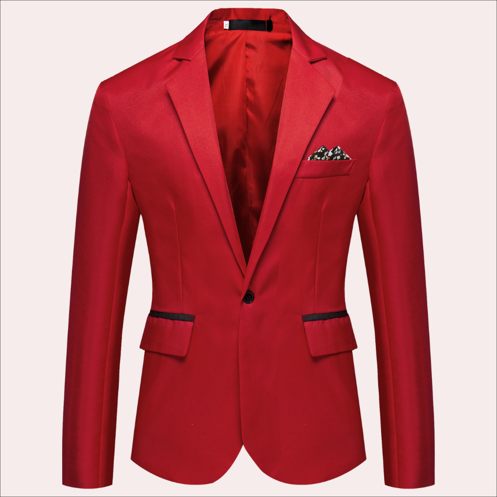 A classic men's dress jacket, ideal for professional events and important meetings.
